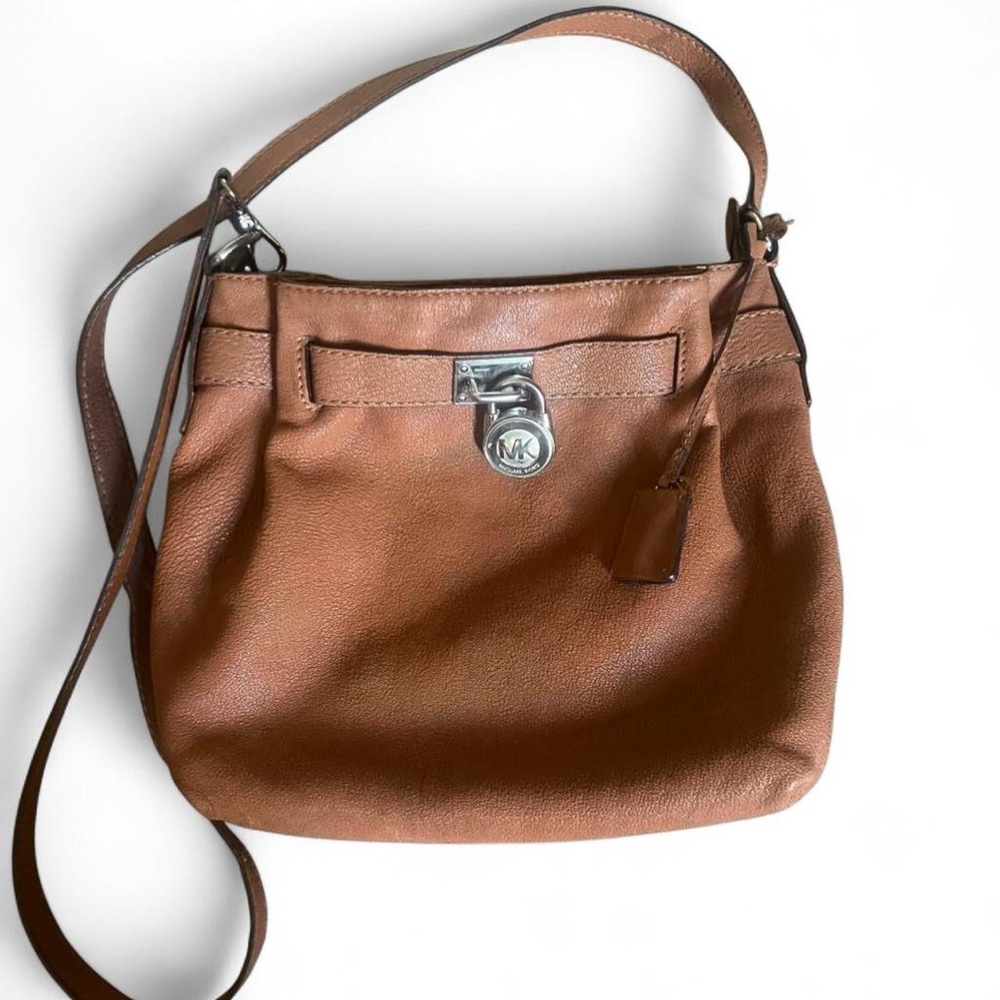 Michael Kors Brown Leather Shoulder Bag